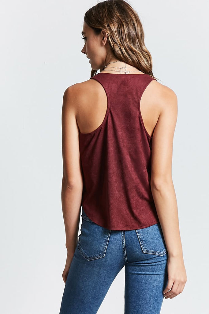 Shoulder Beaded Women's Tank Top