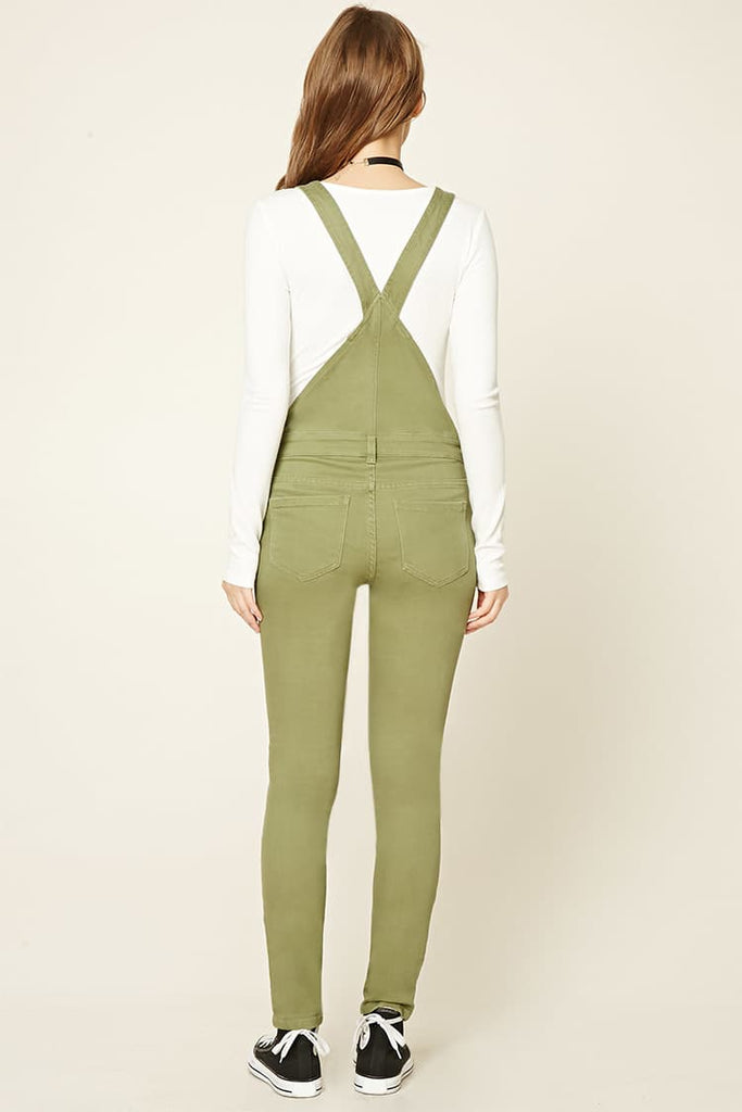 Erin Rolled Crop Relaxed Denim Women's Overall